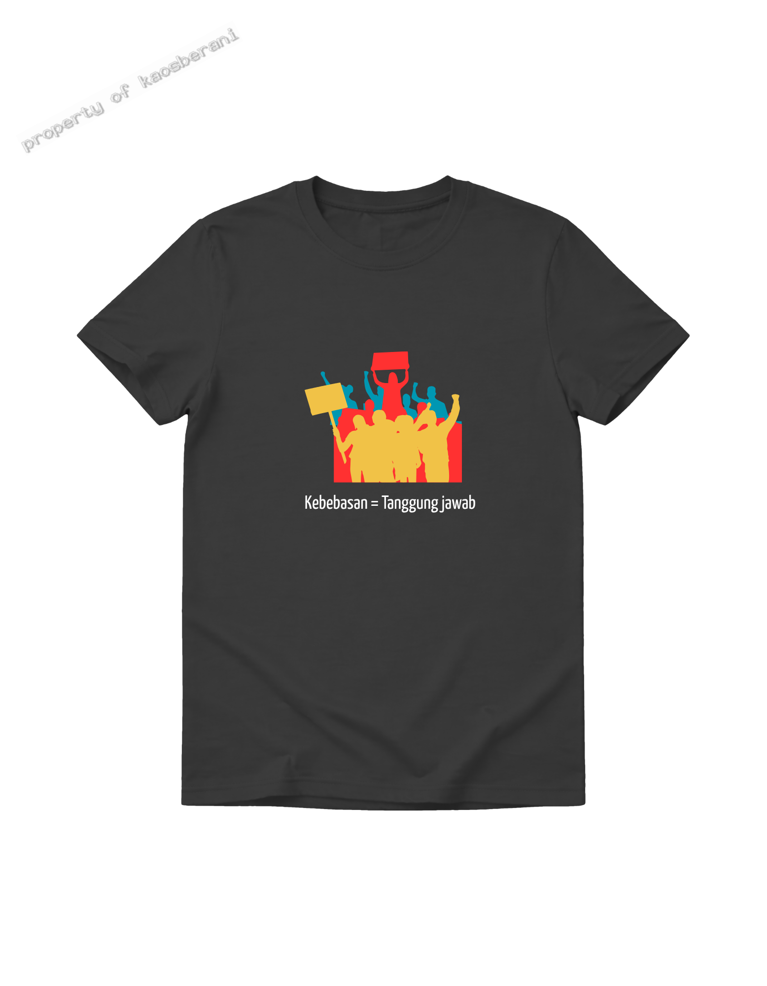 Kebebasan adalah tanggung jawab — rilisan hero Kaos Berani